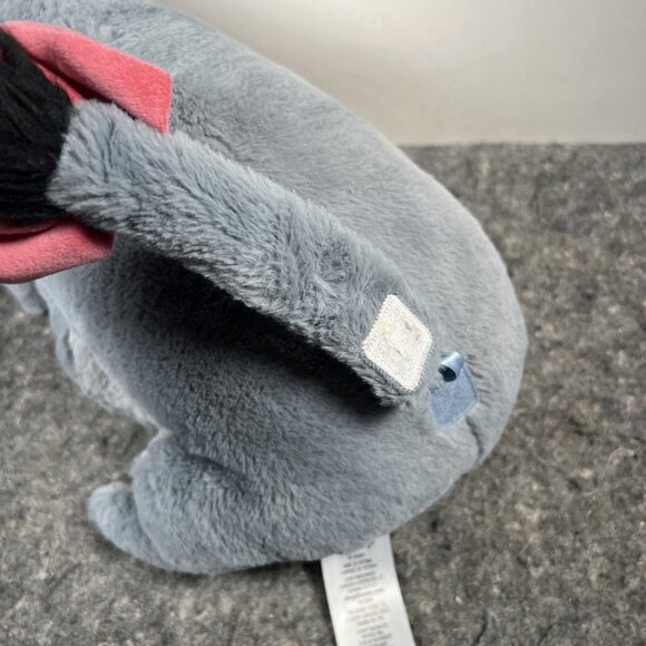 15" Disney Store Plush Grey Eeyore Detachable Tail Winnie The Pooh Friend Toy - Picture 7 of 11